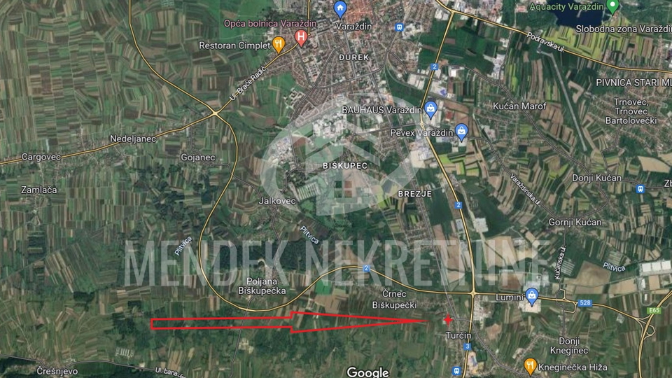 Land, 3000 m2, For Sale, Varaždin - Črnec biškupečki